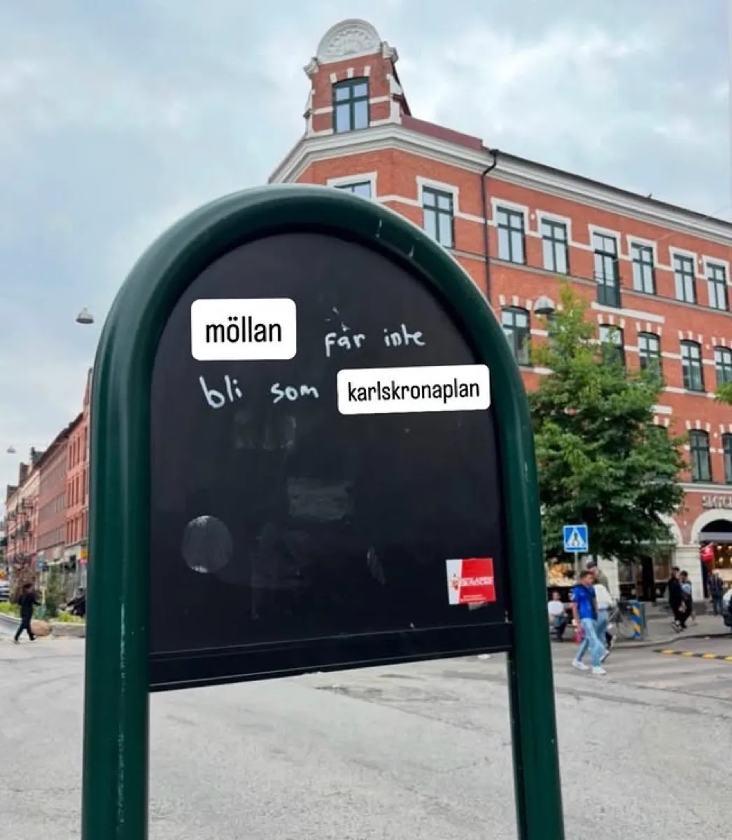 möllan / får inte / bli som / karlskronaplan