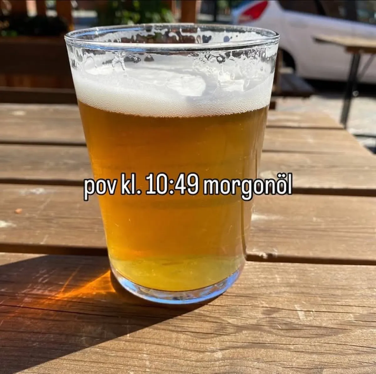 pov kl. 10:49 morgonöl